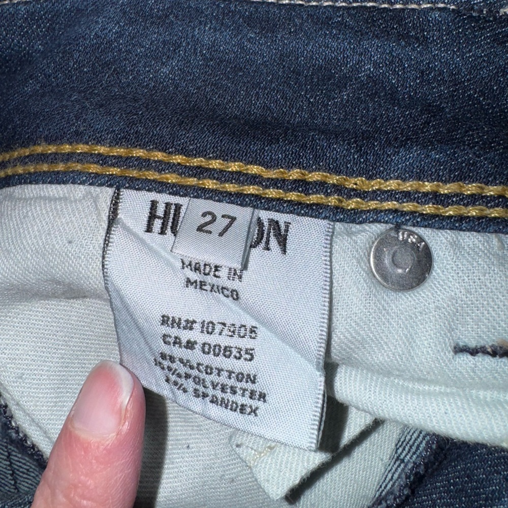 Hudson Collin Flap Skinny Women's Blue Jeans Sz 27 - Picture 8 of 9